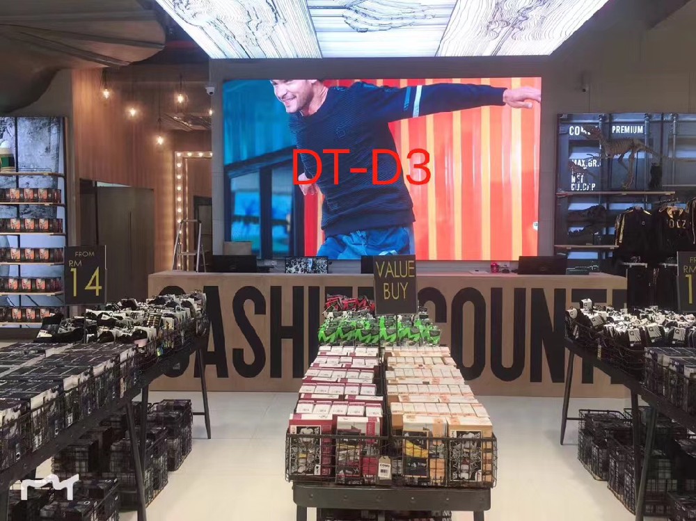 馬來西亞室內(nèi)DT3全彩屏安裝調(diào)試完成